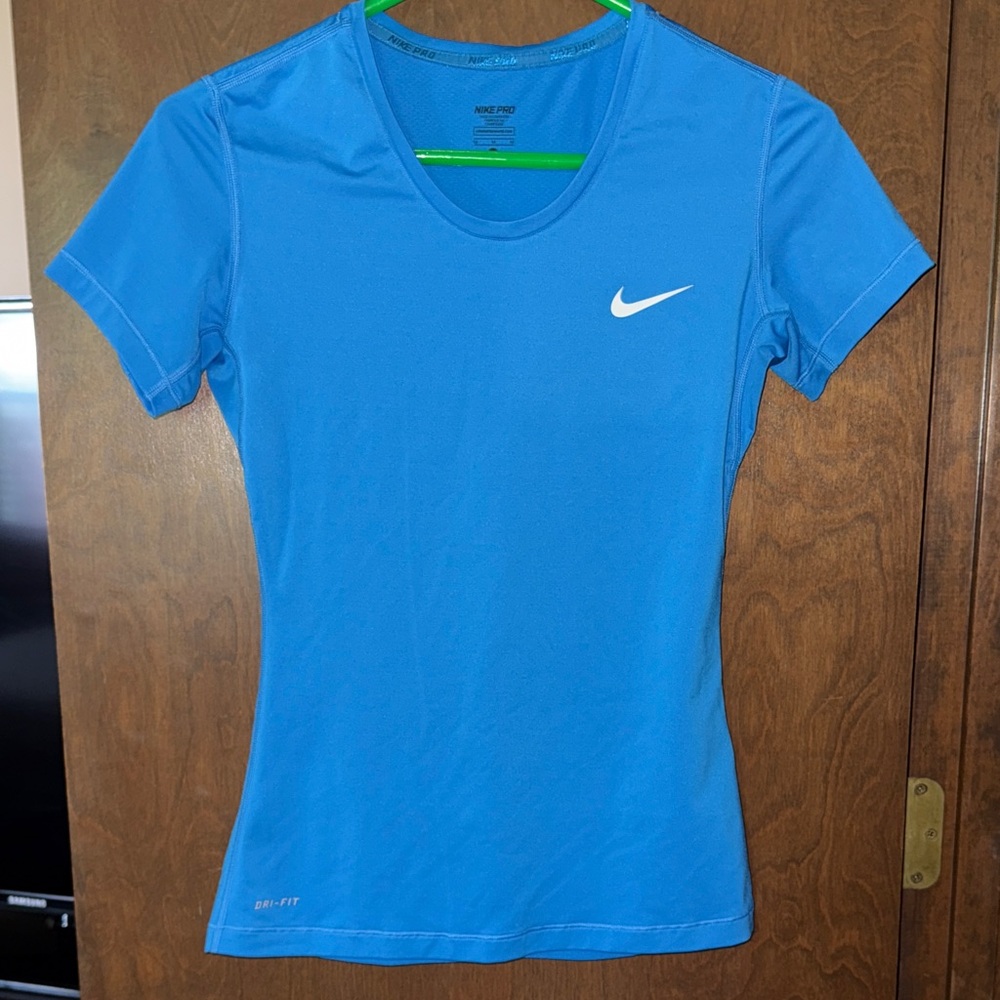 Nike Women’s Dri-FIT Short Sleeve Tee — Bright Blue